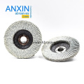 4"*5/8" Aluminum and Aluminum Alloy Polishing Ceramic Grain White Coat Abrasive Flap Disc